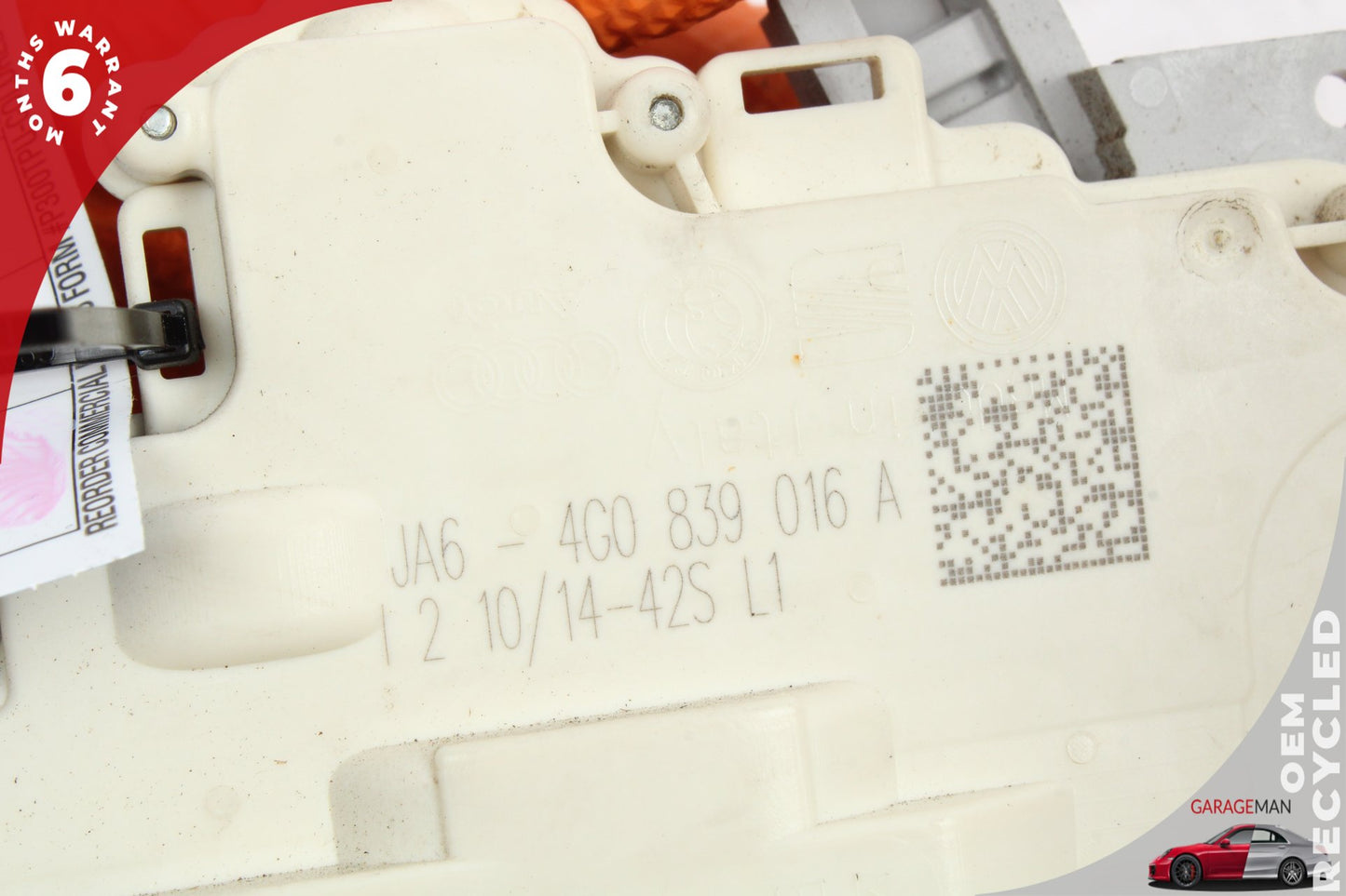 2012-2018 Audi A6 A7 Rear Right Passenger Side Door Lock Actuator 4G0839016A OEM