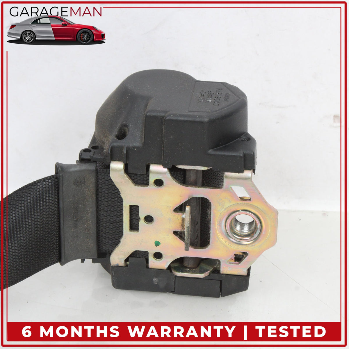 1999-2001 Porsche 911 Carrera Front Left Side Seat Belt Black 99680303300 OEM