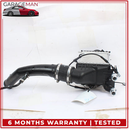 2015-2020 Mercedes W205 C300 Intercooler Radiator w/ Air Intake Pipe Hose OEM