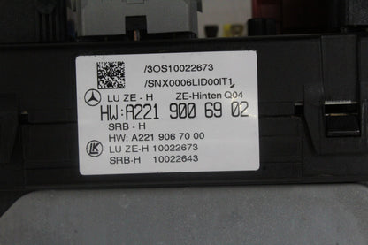 2010-2013 Mercedes-Benz S550 W221 Rear SAM Fuse Box Relay Module 2219006902