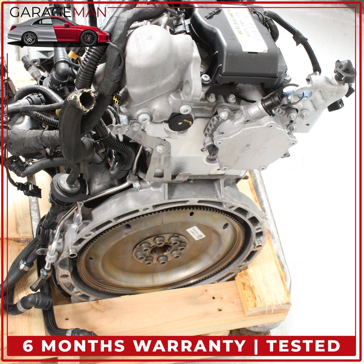 2015-2020 Mercedes-Benz C300 W205 RWD 2.0L Engine Motor 56116 Miles OEM