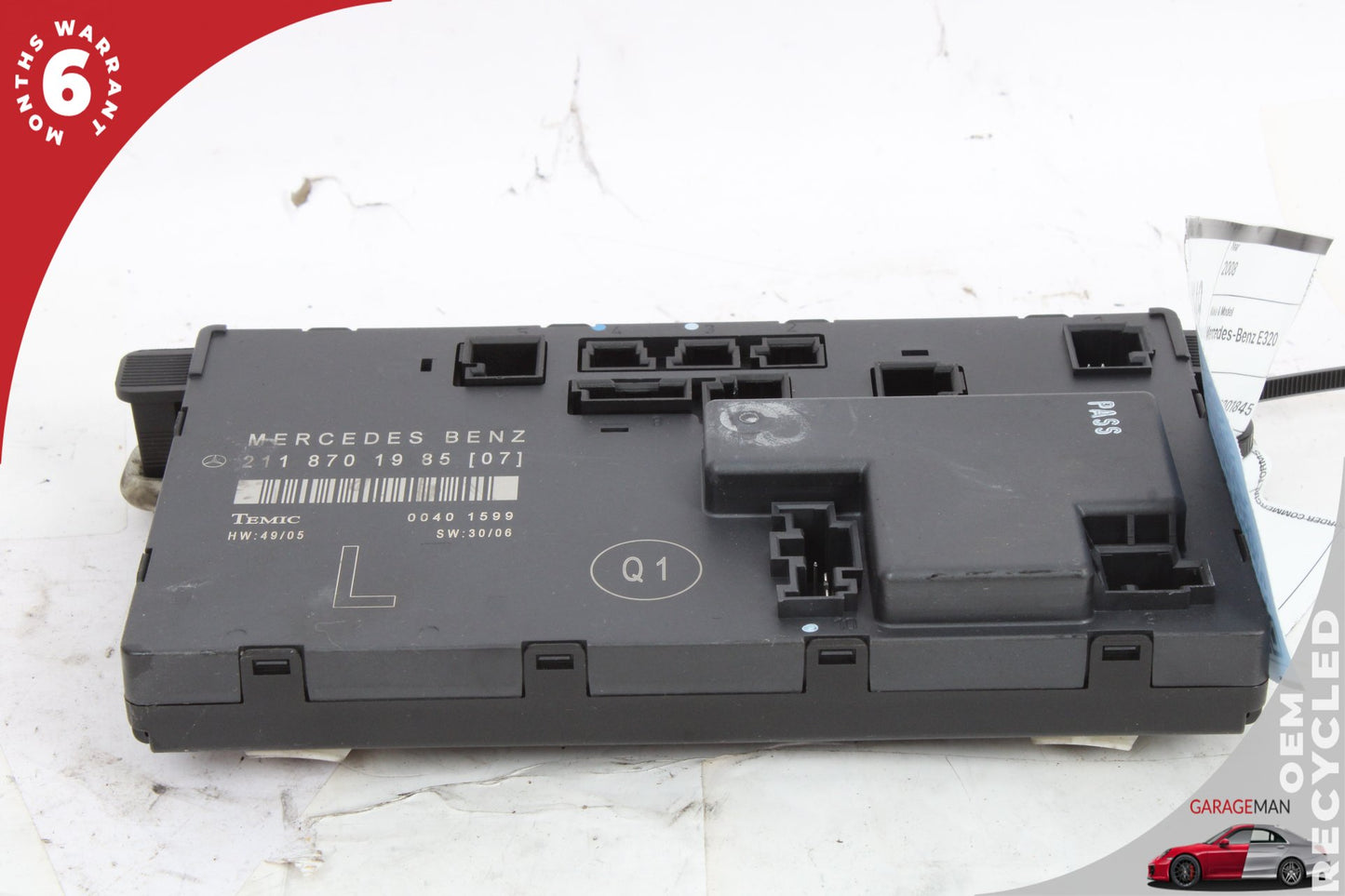 03-09 Mercedes E350 W211 Front Left Driver Door Control Module 2118701985