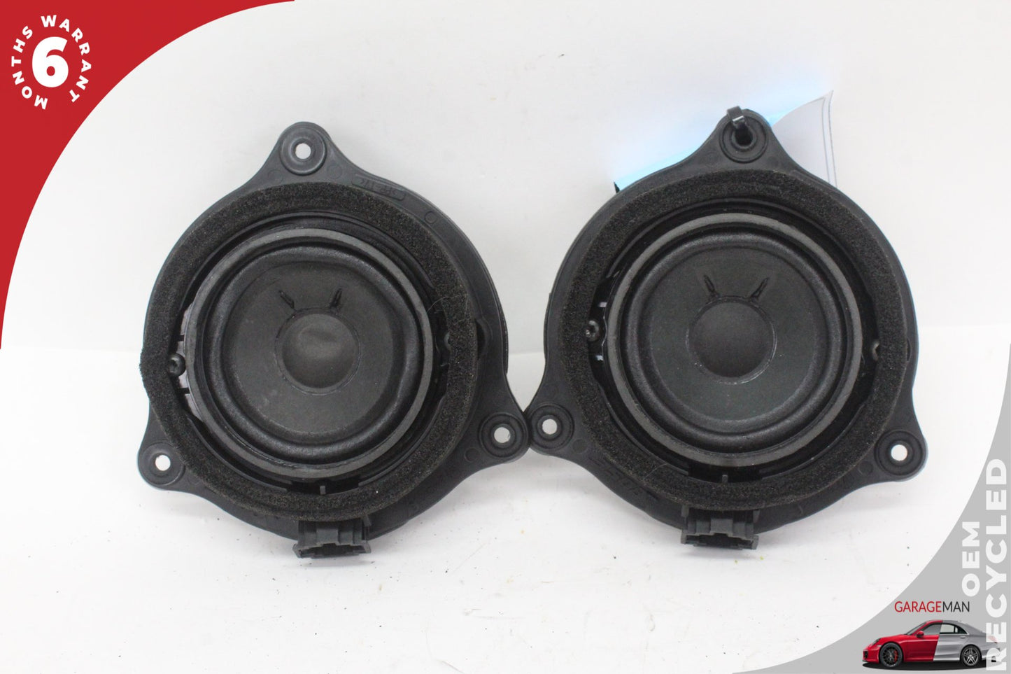2008-2015 Audi TT 8J Front Left and Right Side Mid Range Door Speaker Set OEM