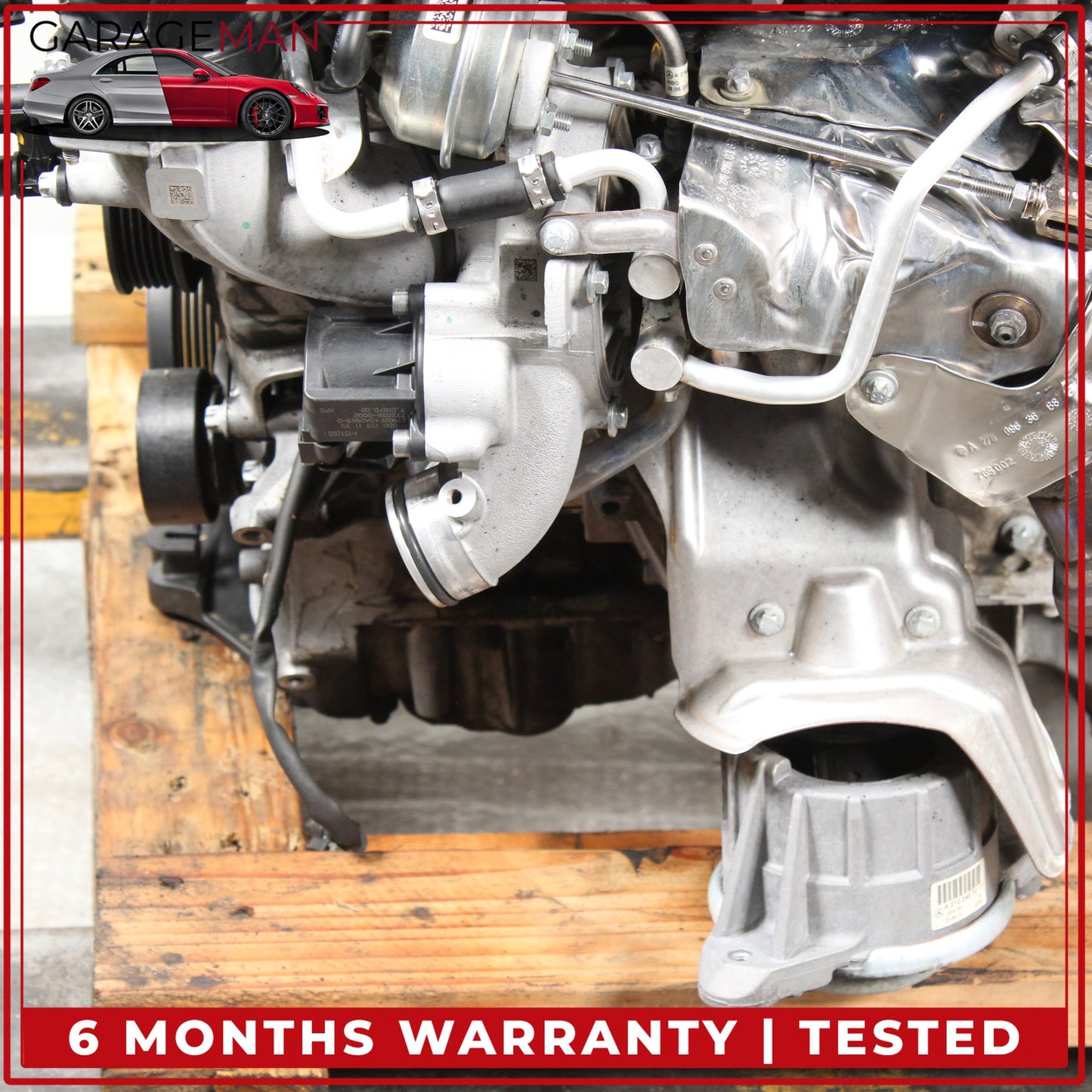 2015-2020 Mercedes W207 E400 M276 RWD 3L Engine Motor Assembly OEM 188K