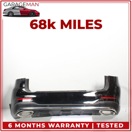 2016-2018 Mercedes-Benz GLC300 Rear Bumper Cover Assembly 2538852201 Black OEM