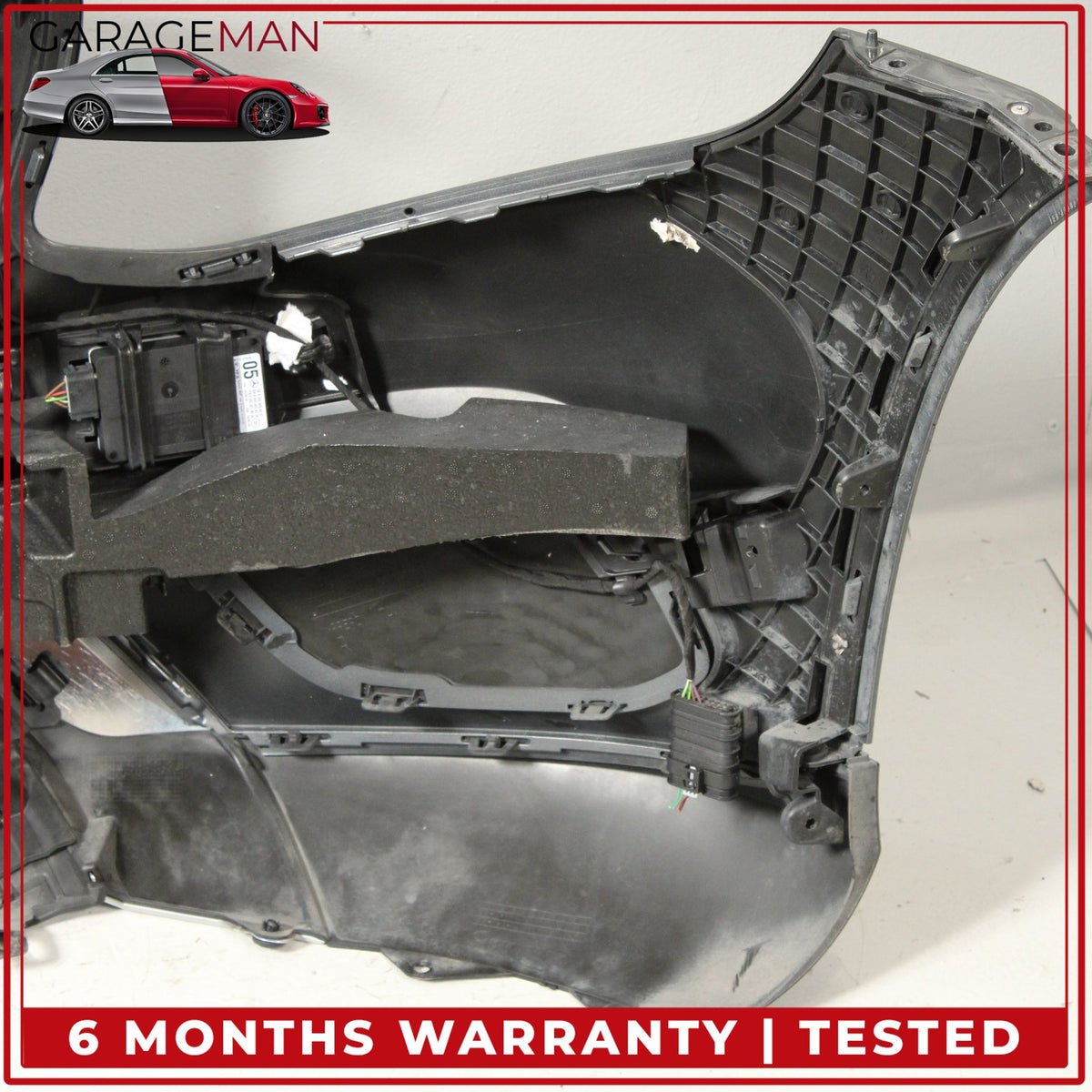 2016-2019 Mercedes X253 GLC300 Front Bumper Cover Assembly Gray Metallic OEM