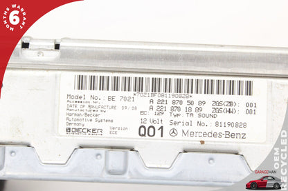 07-14 Mercedes-Benz S550 W221 Harman Kardon Amplifier 2218705089 OEM