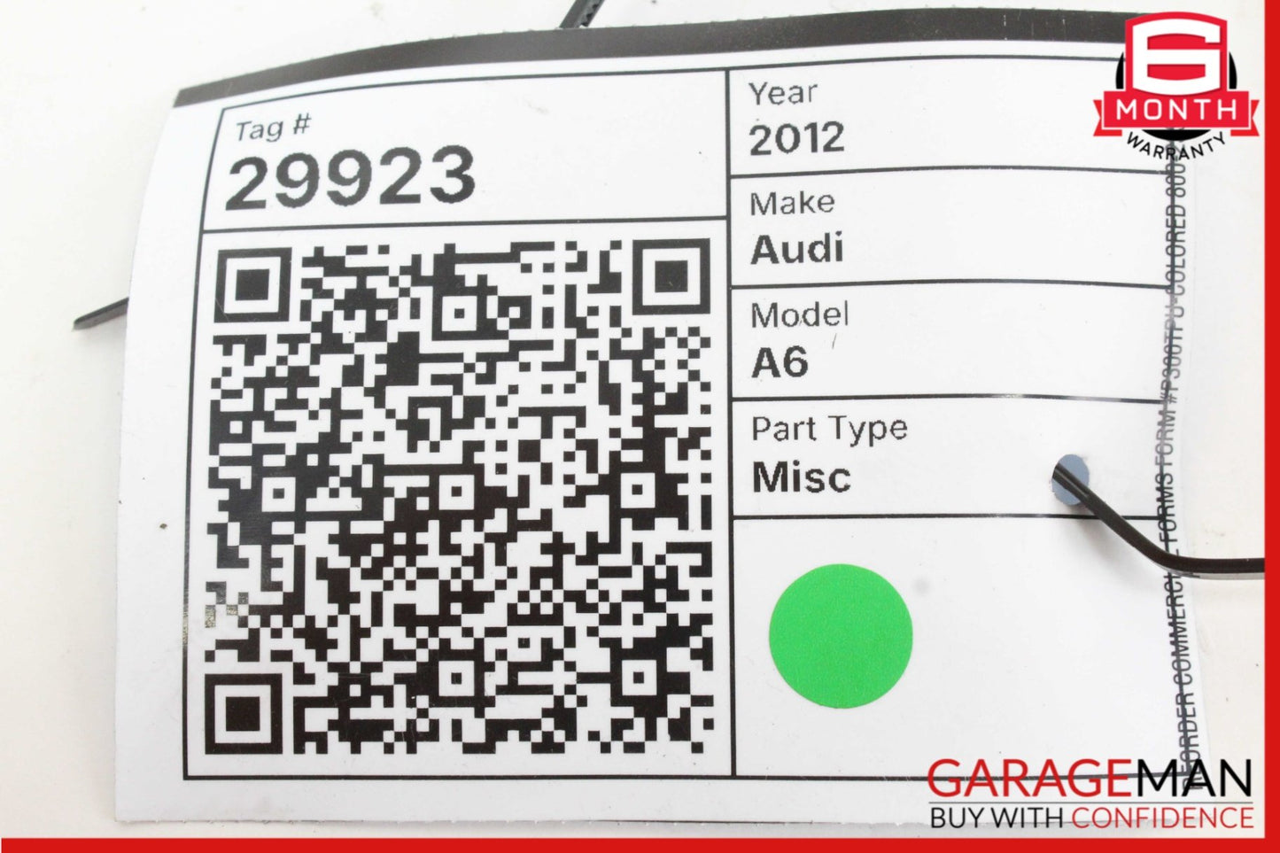 2012-2018 Audi A6 C7 Body Control Module 4H0907063G Genuine OEM