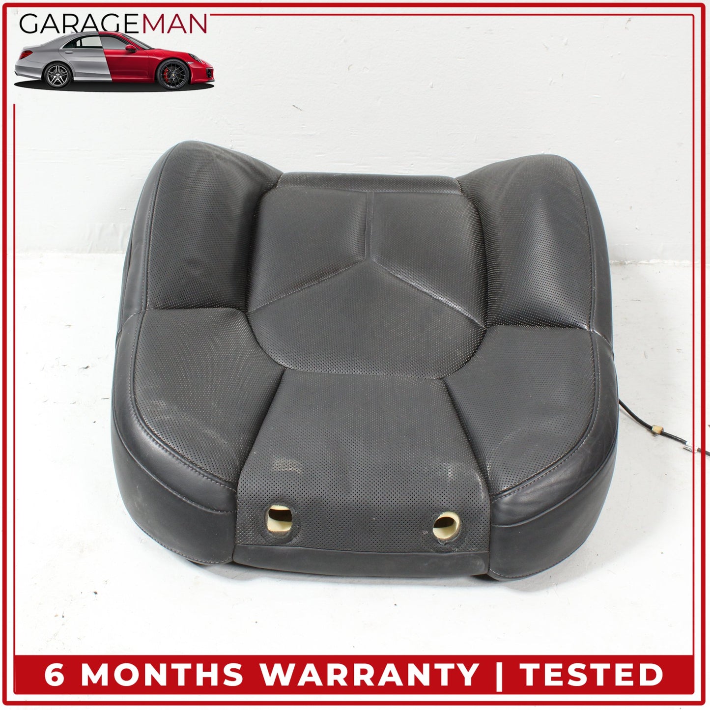 2011-2018 Porsche Cayenne 958 Front Left Side Top Upper Seat Cushion Black OEM