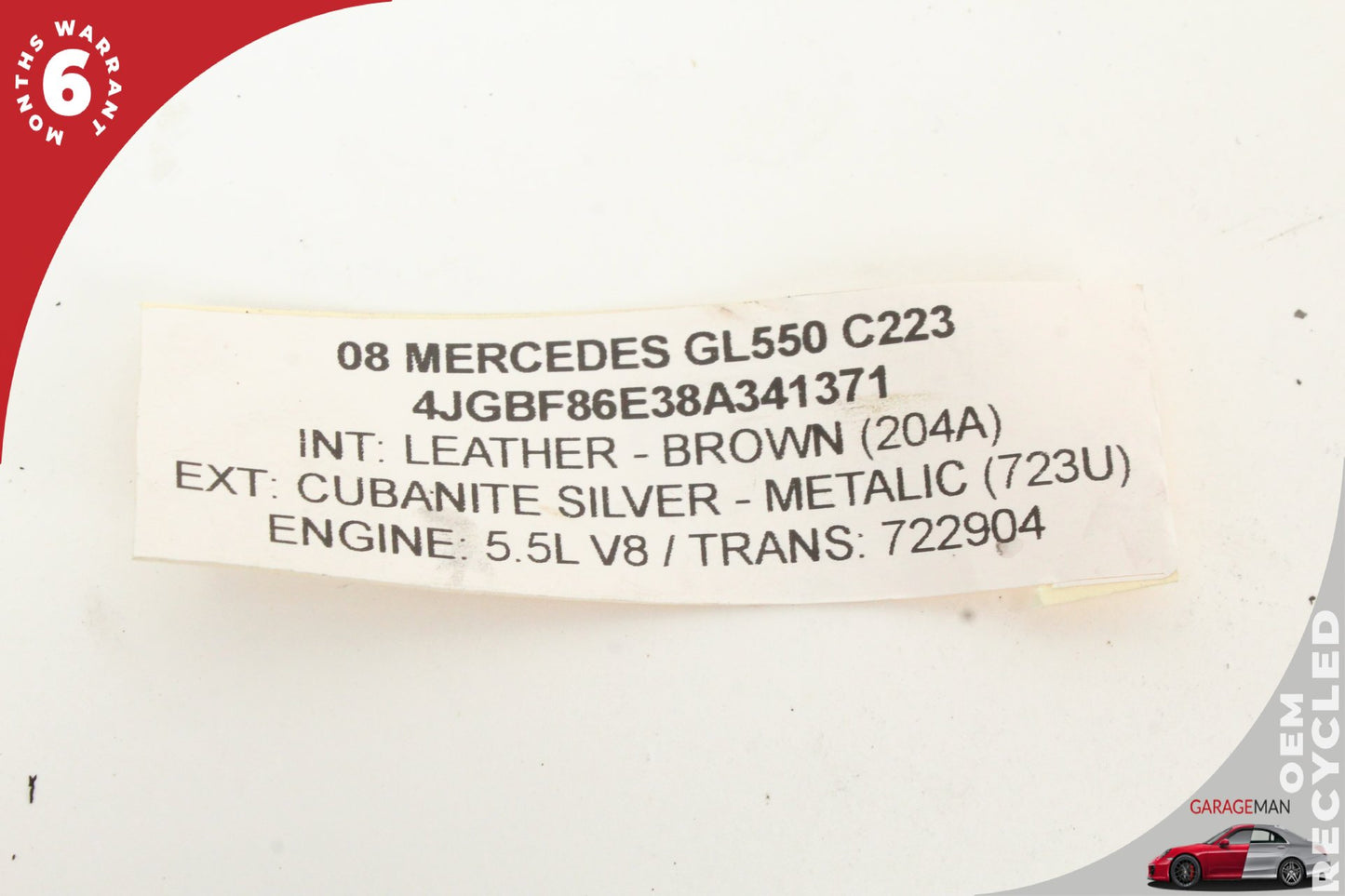 2006-2012 Mercedes-Benz GL550 X164 AWD Front Lower Ball Joint 1643300935