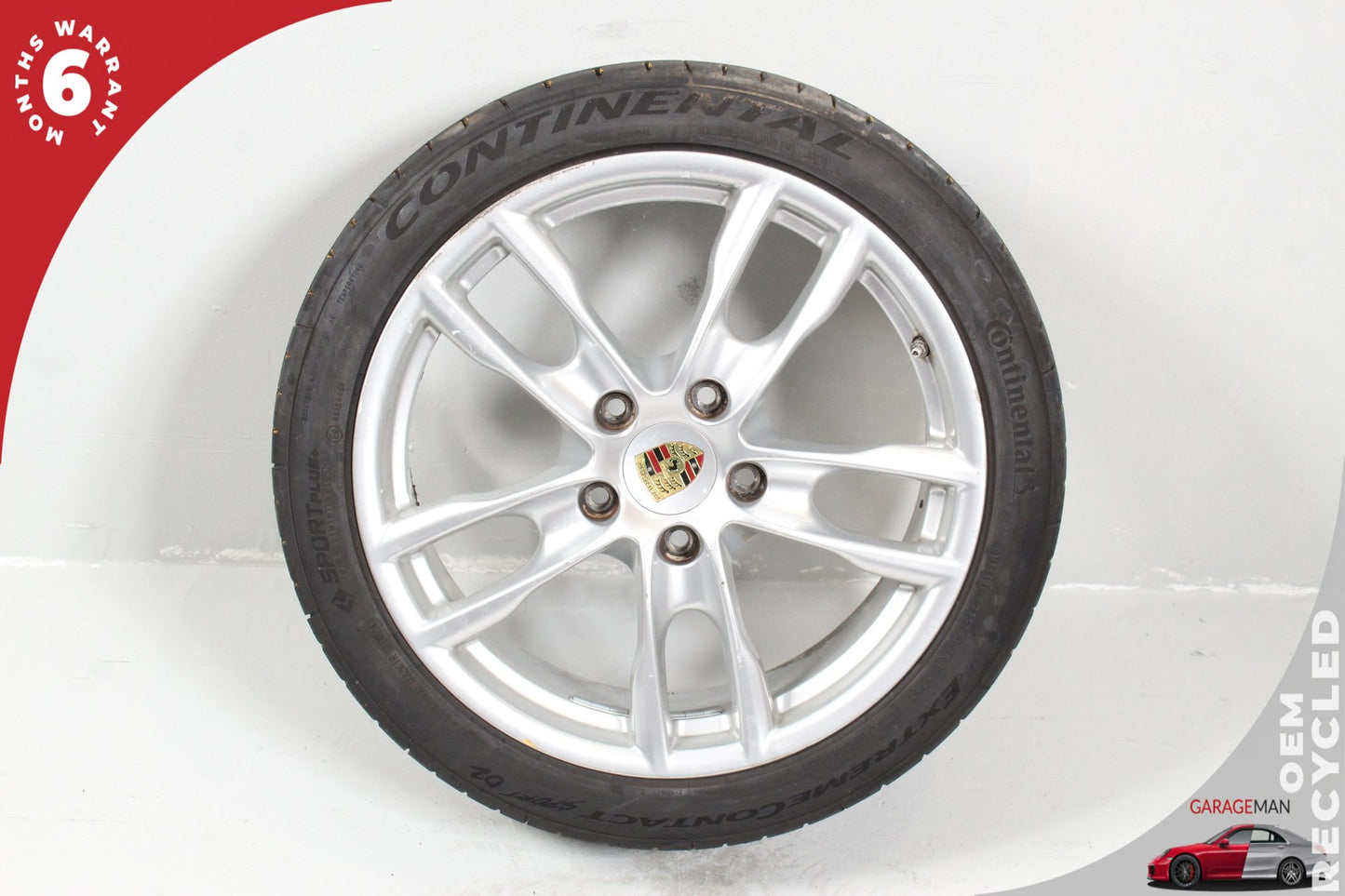 2013-2016 Porsche Boxster 981 Wheel Rim w/ Tire 8JX19H2 ET57 98136214002 OEM