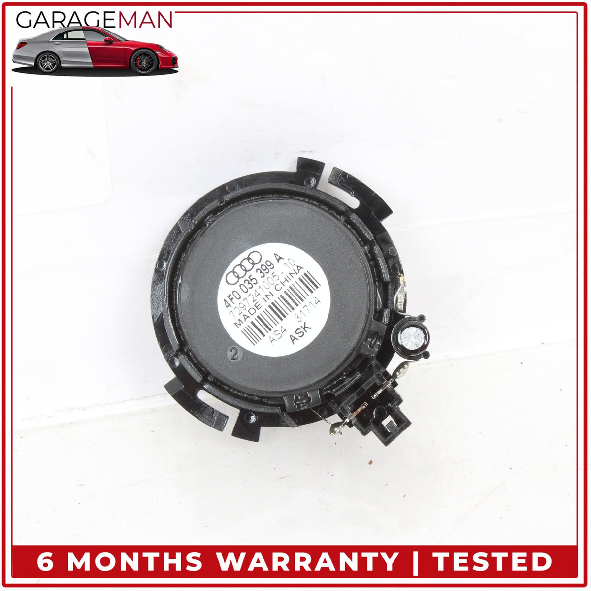 2007-2015 Audi Q7 Front and Rear Door Audio Sound Speakers Set Bose OEM