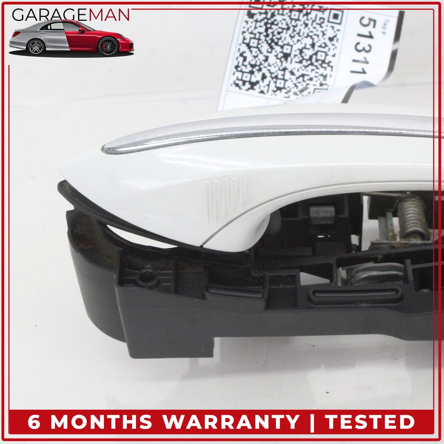 2011-2016 BMW 550i 535i Rear Left Driver Side Exterior Door Handle White OEM