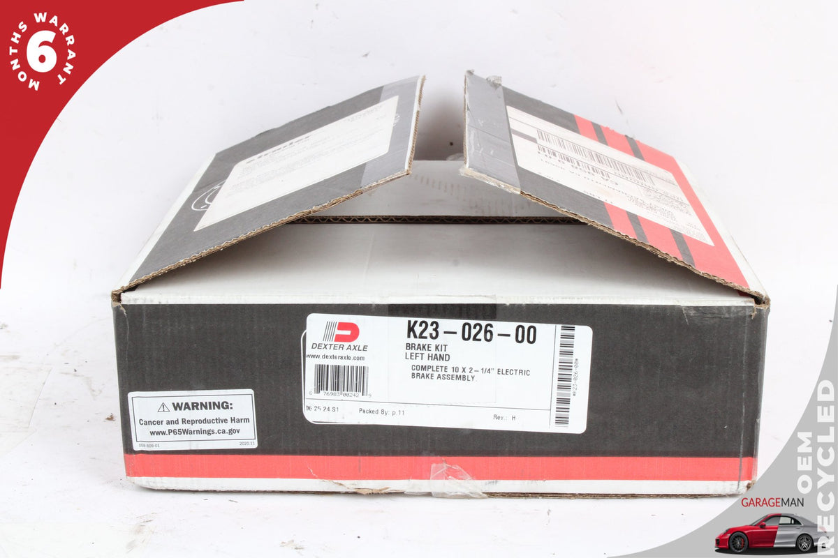Dexter Electric Trailer Brake Assembly - Left Hand Side (K23-026-00)