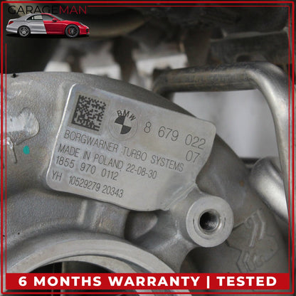2020-2026 BMW M340i M240i M440i X3 X4 3.0L Engine Turbocharger w/ Manifold OEM