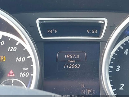 Parting Out- 2015 Mercedes-Benz ML350 W166 4MATIC- 223