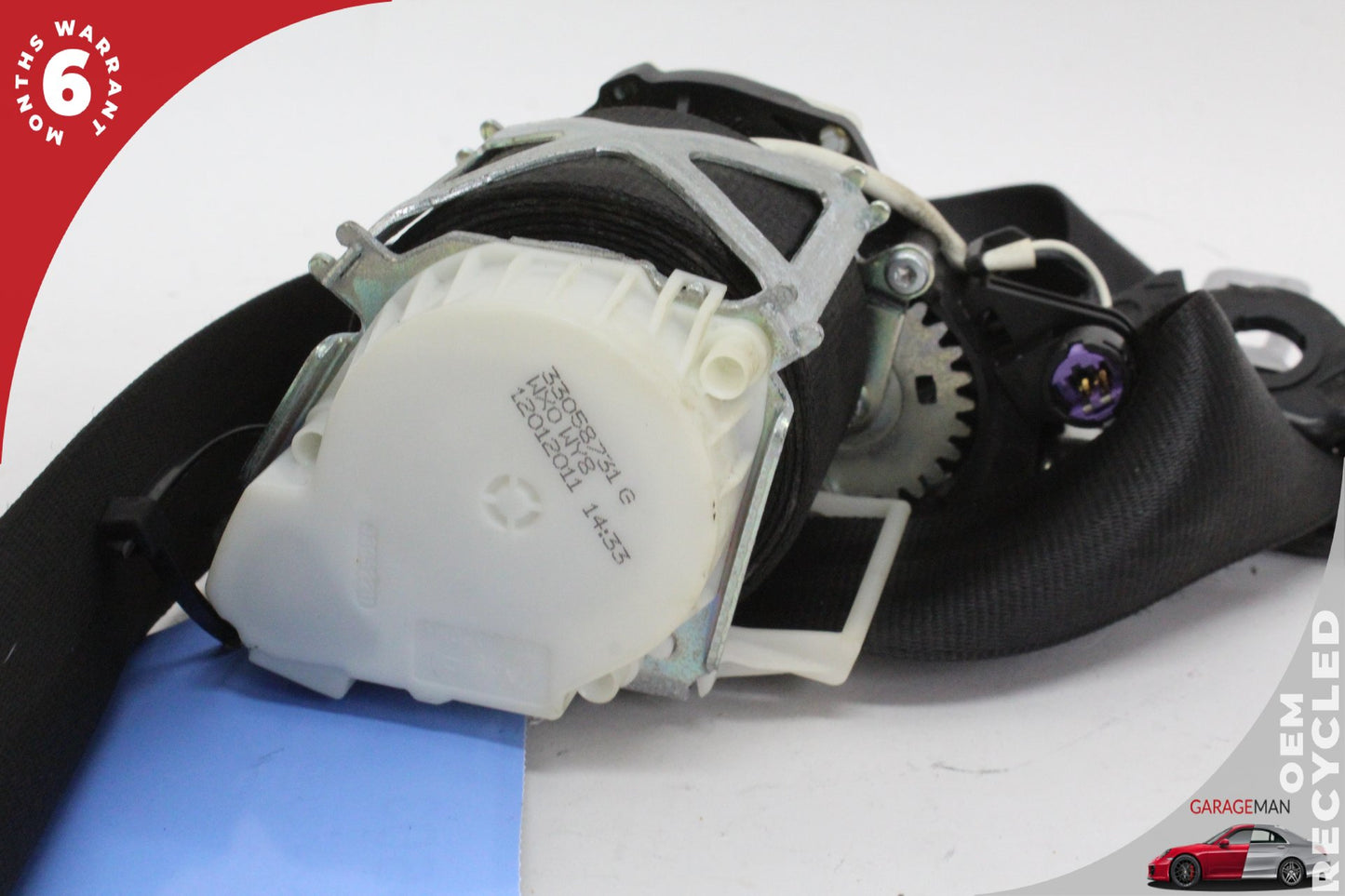 2007-2015 Audi Q7 Front Left Driver Side Seat Belt Retractor 4L1857705A OEM