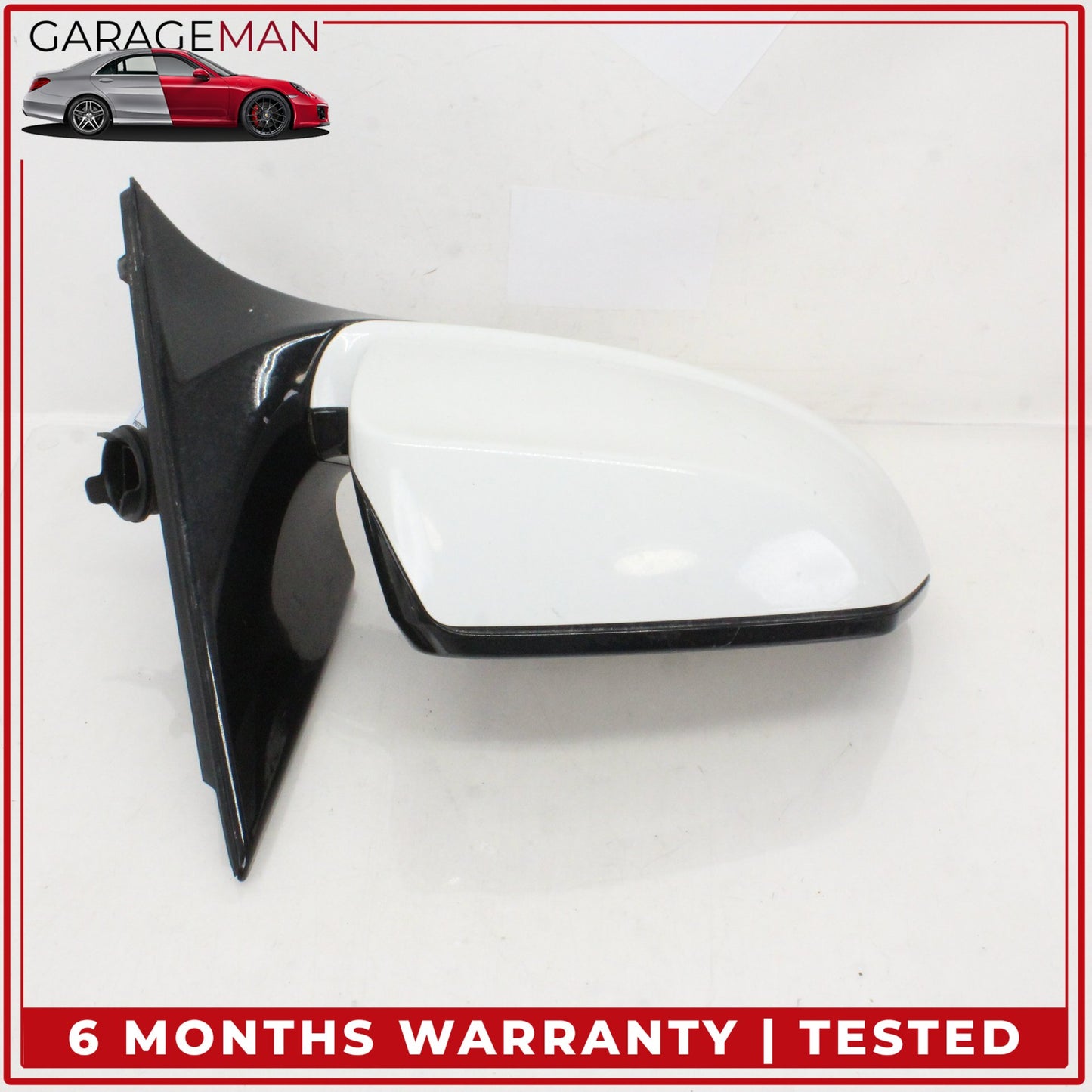 2011-2016 BMW 550i Front Right Passenger Side Door Rear View Mirror White OEM