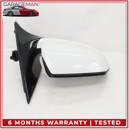 2011-2016 BMW 550i Front Right Passenger Side Door Rear View Mirror White OEM