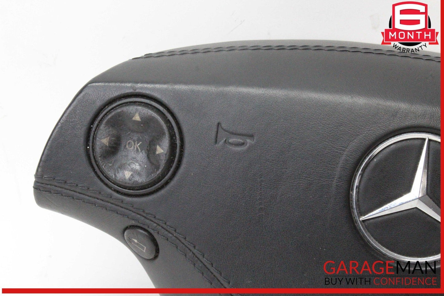 07-10 Mercedes W221 S550 CL550 Steering Wheel Airbag Air Bag Assembly Black OEM