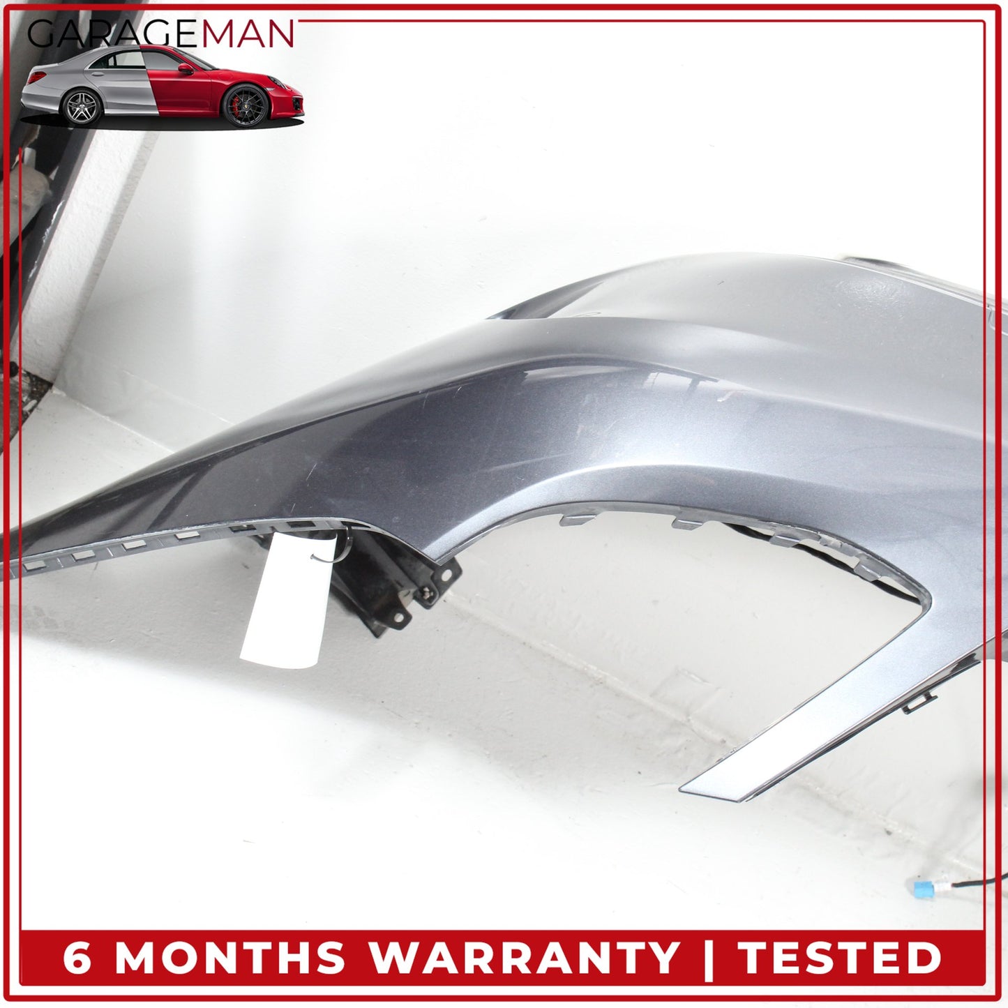 2015-2018 Mercedes W205 C300 Sedan Sport Rear Bumper Cover Assembly Gray OEM