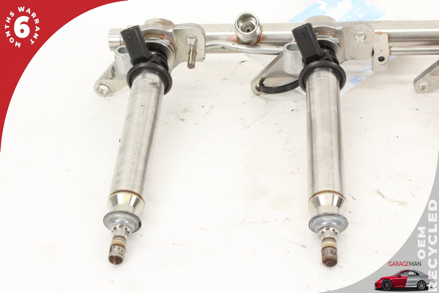 2012-2018 Mercedes X166 GL450 Fuel Injection Rail Line w/ Injectors Left Side