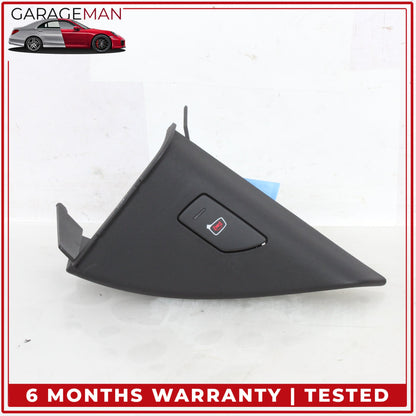 2011-2018 Audi A8 S8 Lane Change Assist Control Switch w/ Trim Cover Panel OEM