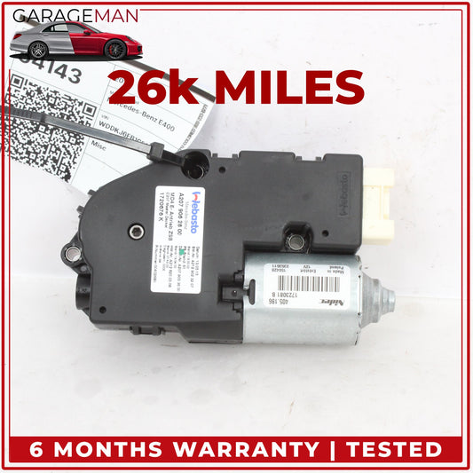 2010-2017 Mercedes C207 E400 Coupe Panoramic Sun Roof Motor 2079062800 OEM