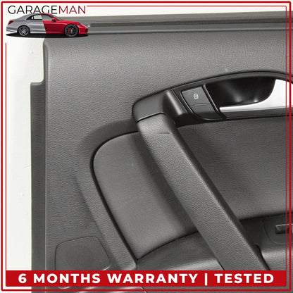 2007-2015 Audi Q7 Rear Right Side Interior Door Trim Panel w/ Sun Shade OEM