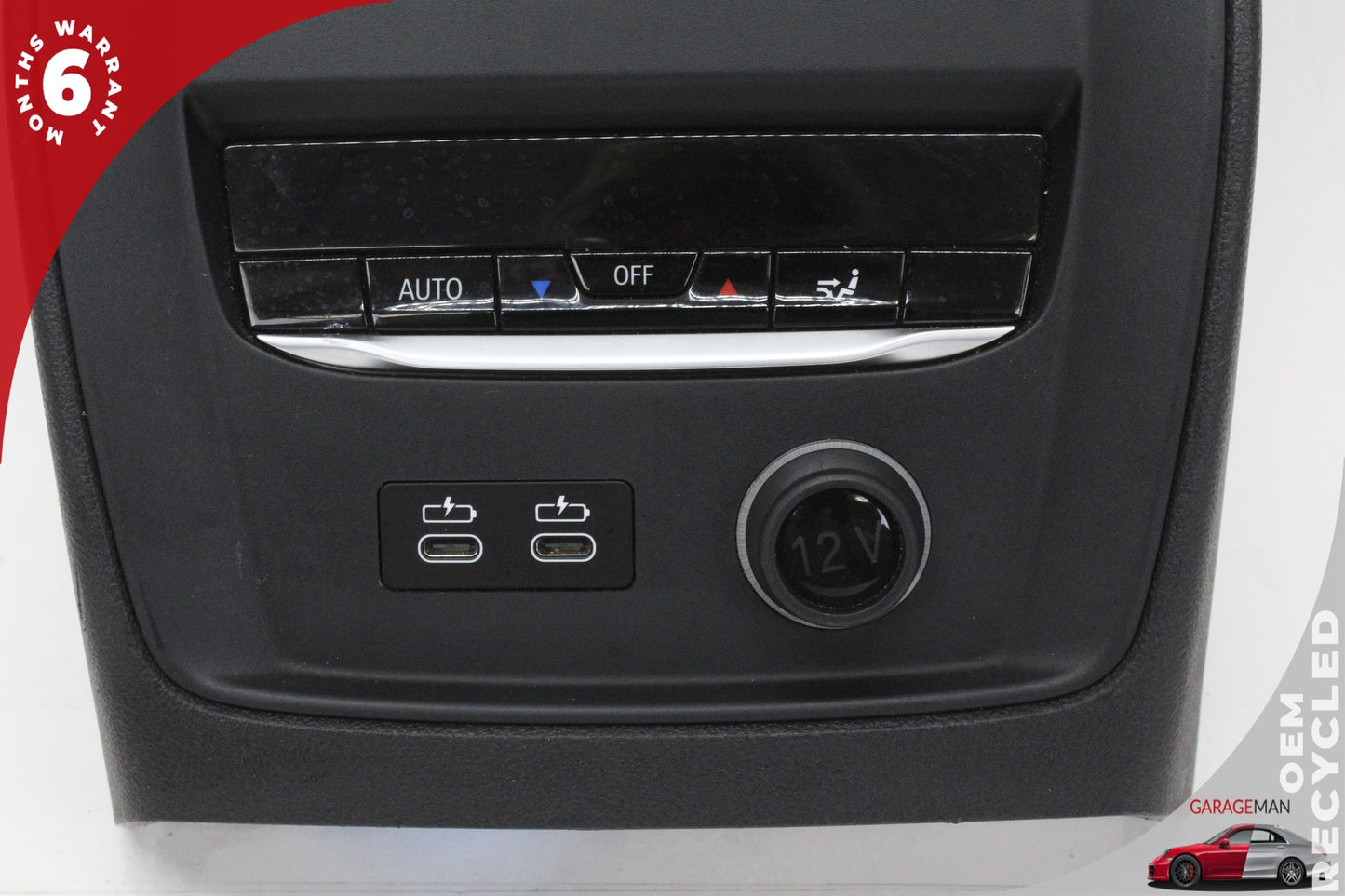 19-22 BMW 330i G20 Sedan Rear Center Console A/C Air Vent Trim 9493012 Genuine