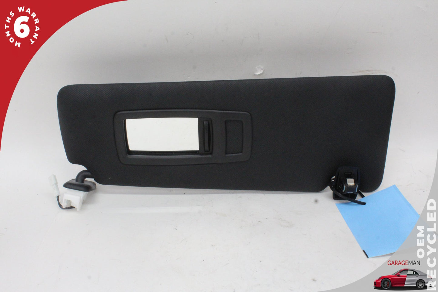 2014-2020 BMW 430i F36 Front Right Passenger Side Sun Visor Black 8061314 OEM