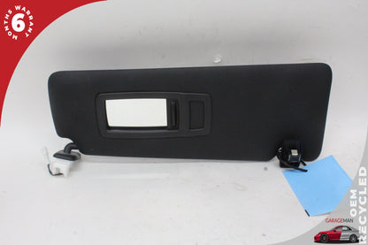 2014-2020 BMW 430i F36 Front Right Passenger Side Sun Visor Black 8061314 OEM