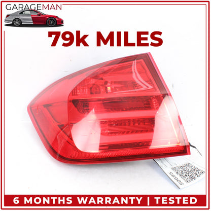 2012-2015 BMW 320i 328i xDrive Rear Left Side Outer Tail Light Lamp 7372785 OEM