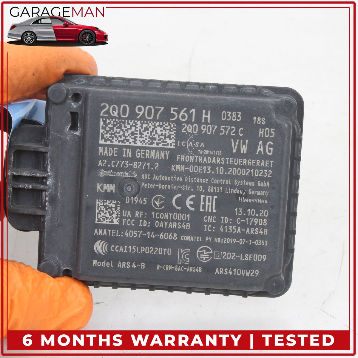 2019-2025 Audi Q3 Adaptive Cruise Control Distance Sensor Module 2Q0907561H OEM