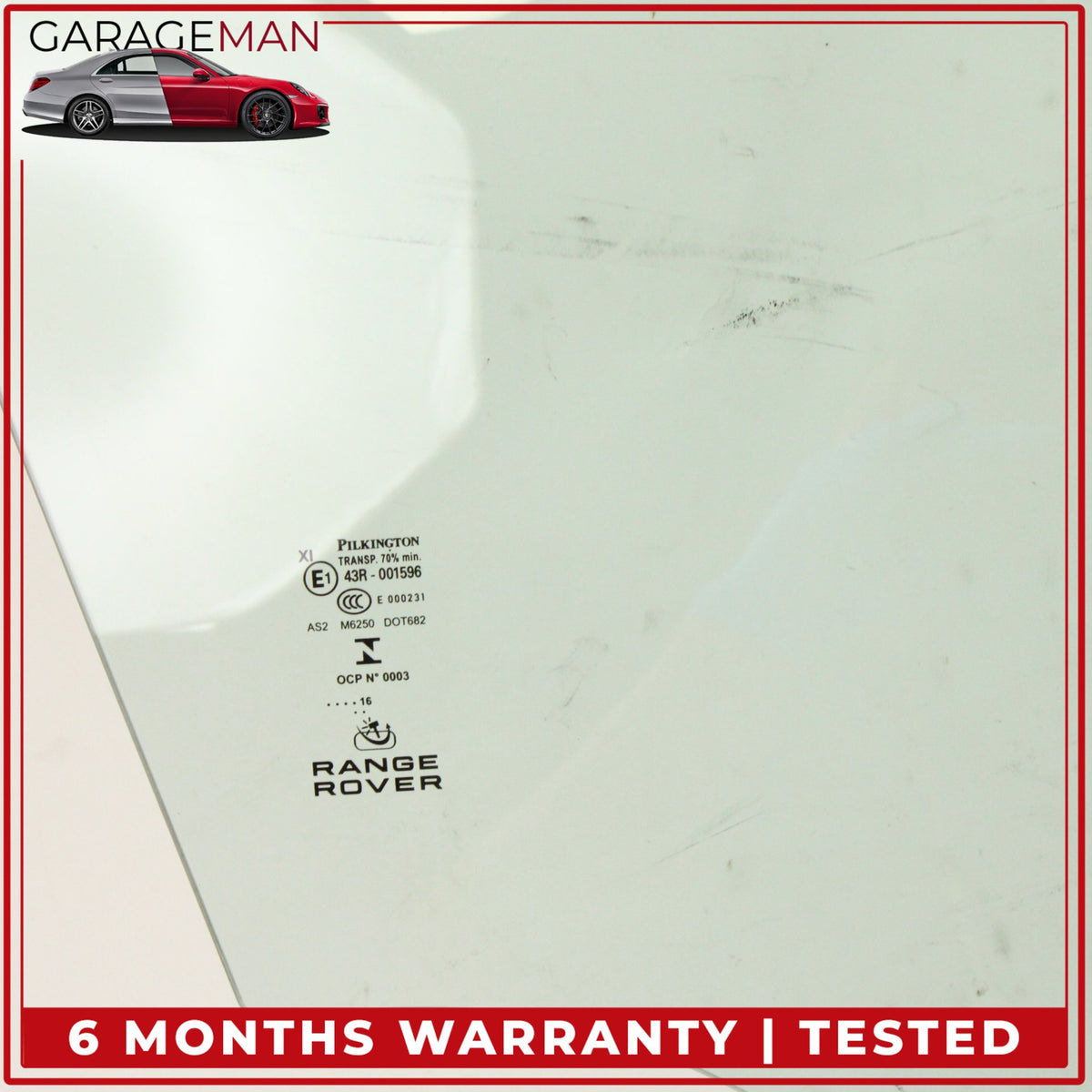 2014-2022 Range Rover Sport L494 Front Right Door Window Glass DK6221410AC OEM