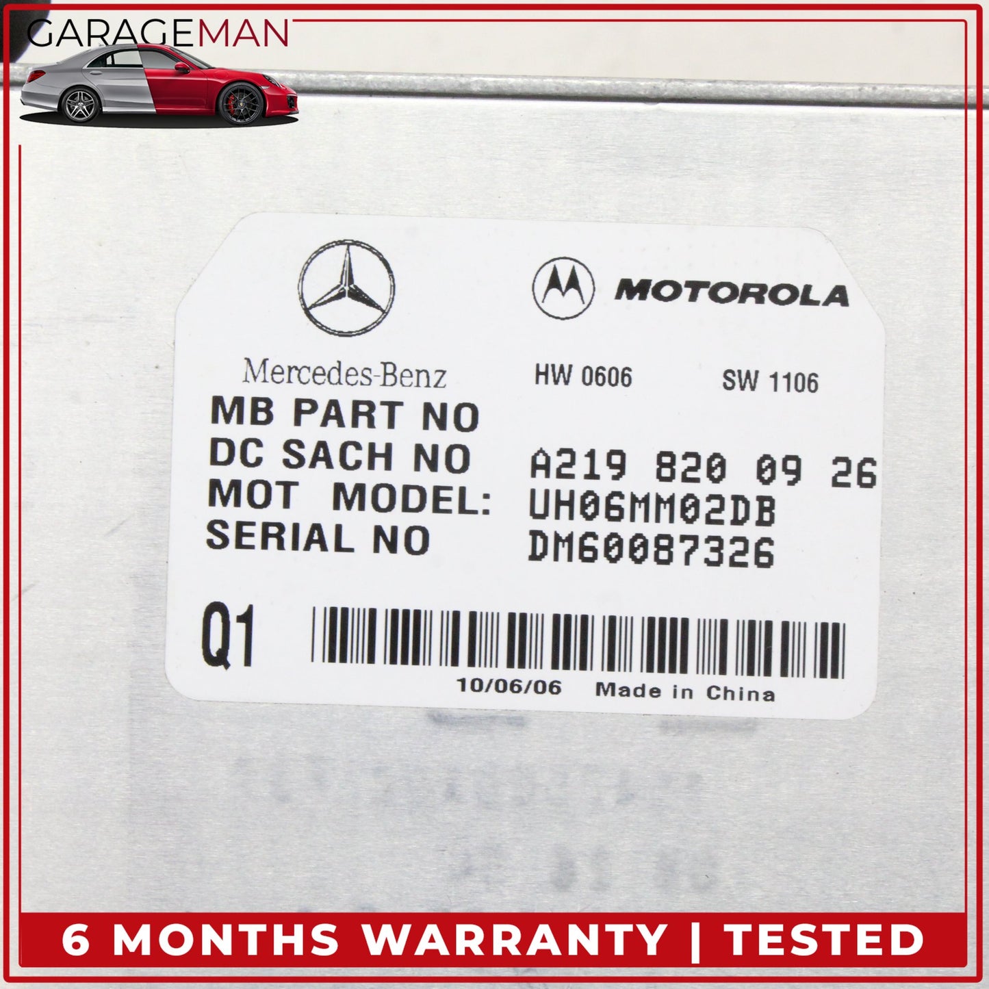 2006-2012 Mercedes W211 E350 GL450 Communication Control Module 2308207026 OEM