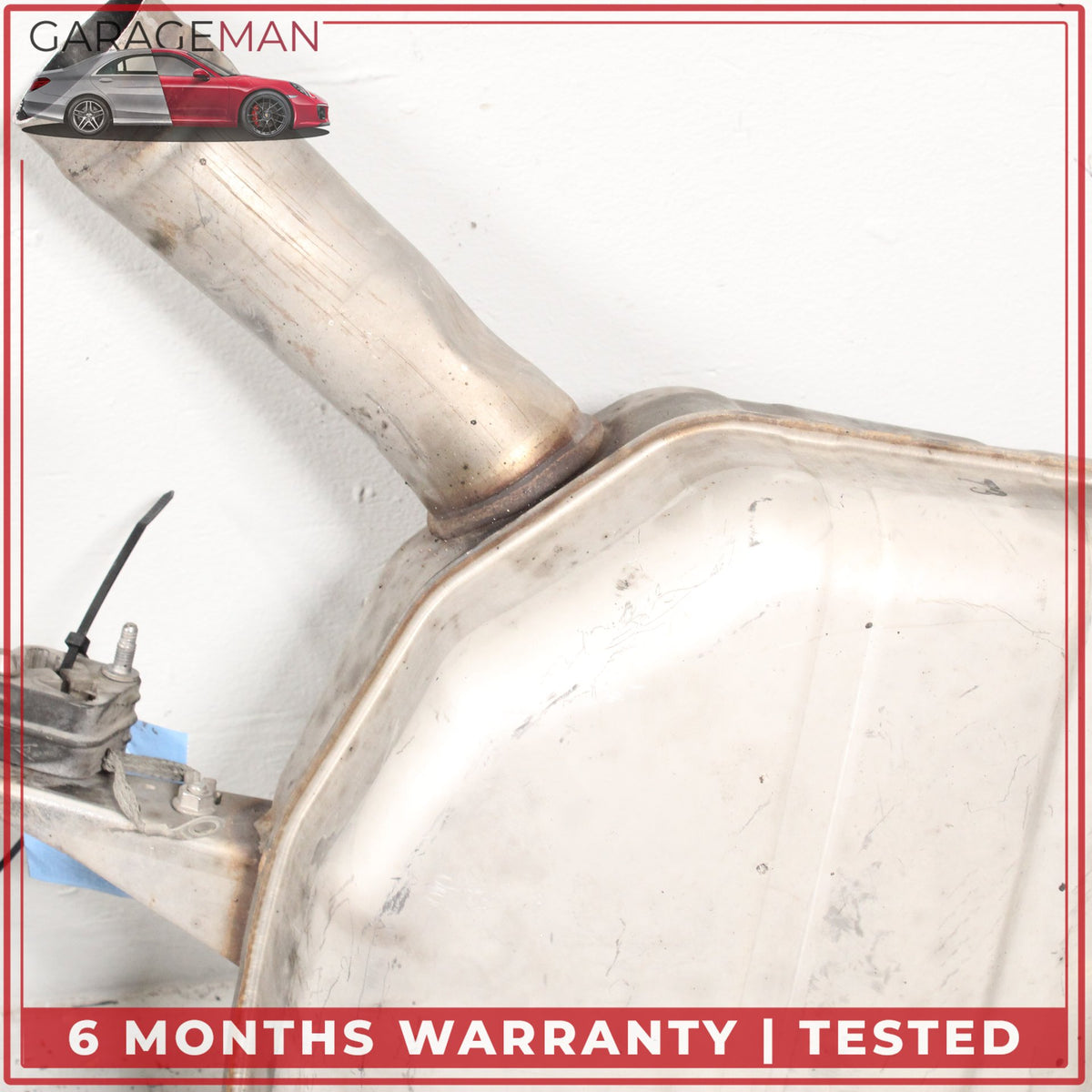 2012-2019 BMW 650i Rear Left and Right Side Exhaust Muffler w/ Tip Set of 2 OEM