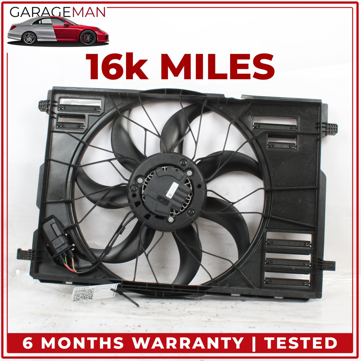 2019-2026 Mercedes W177 A220 Engine Radiator Cooling Fan Motor Assembly OEM