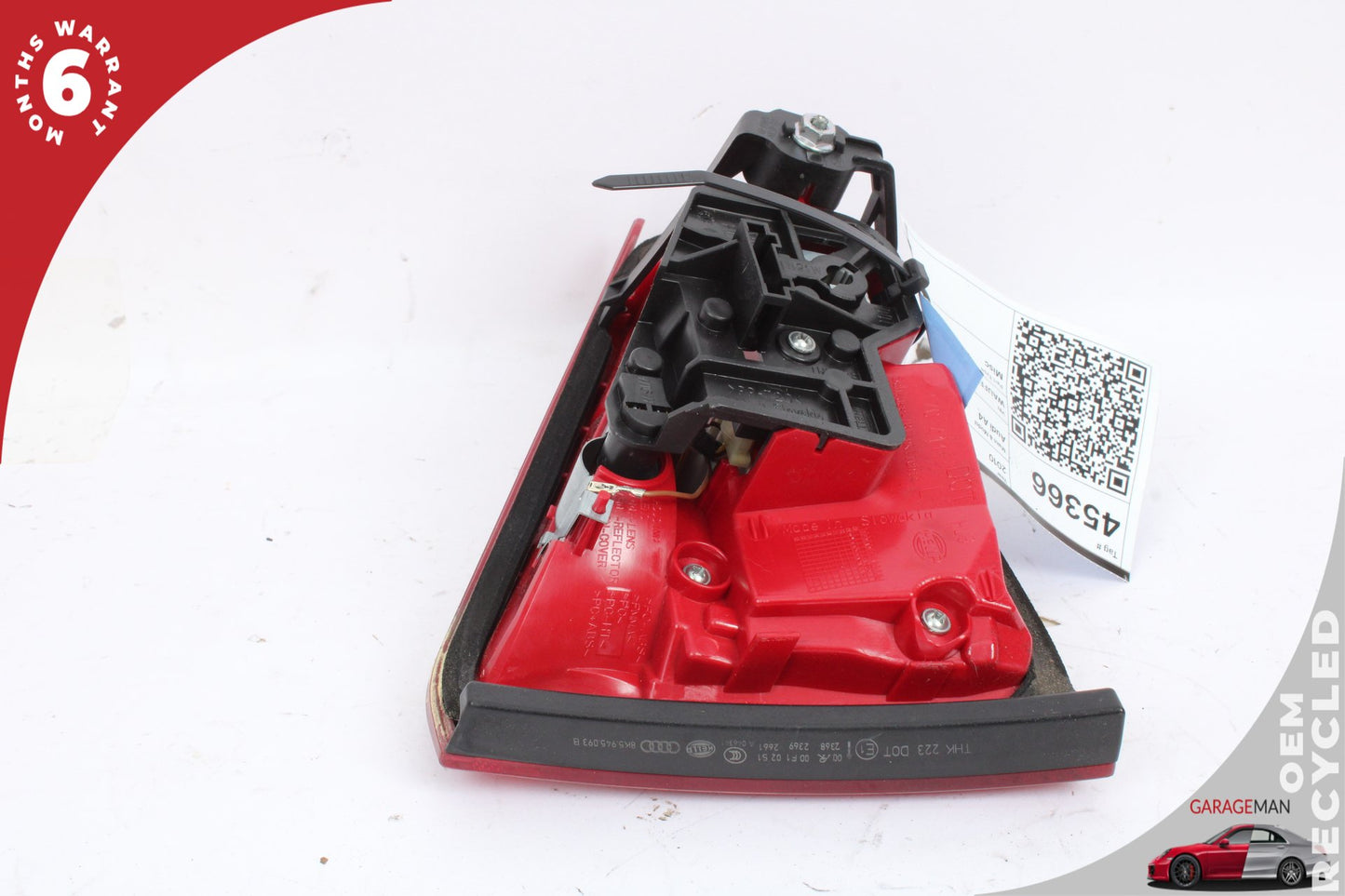 2009-2012 Audi A4 Rear Left Driver Side Inner Tail Light 8K5945093K