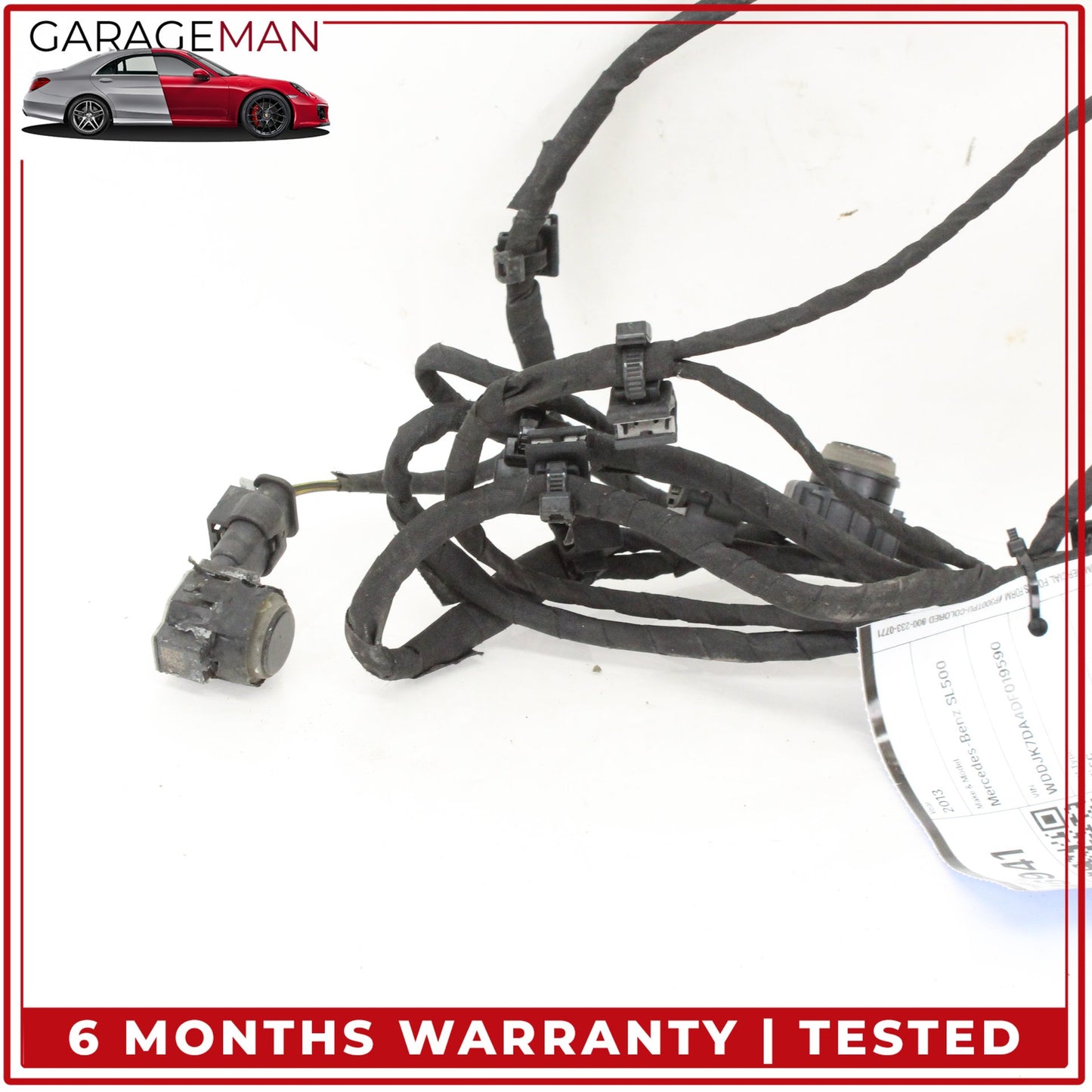 2013-2020 Mercedes-Benz SL500 R231 Front Bumper Parking Sensor Wire Harness w/ Sensors Set