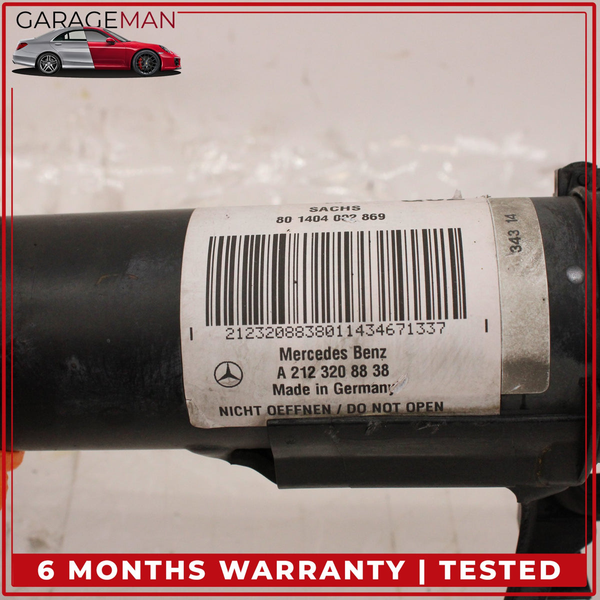 10-16 Mercedes W212 E400 Front Left and Right Shock Absorber Spring Strut OEM