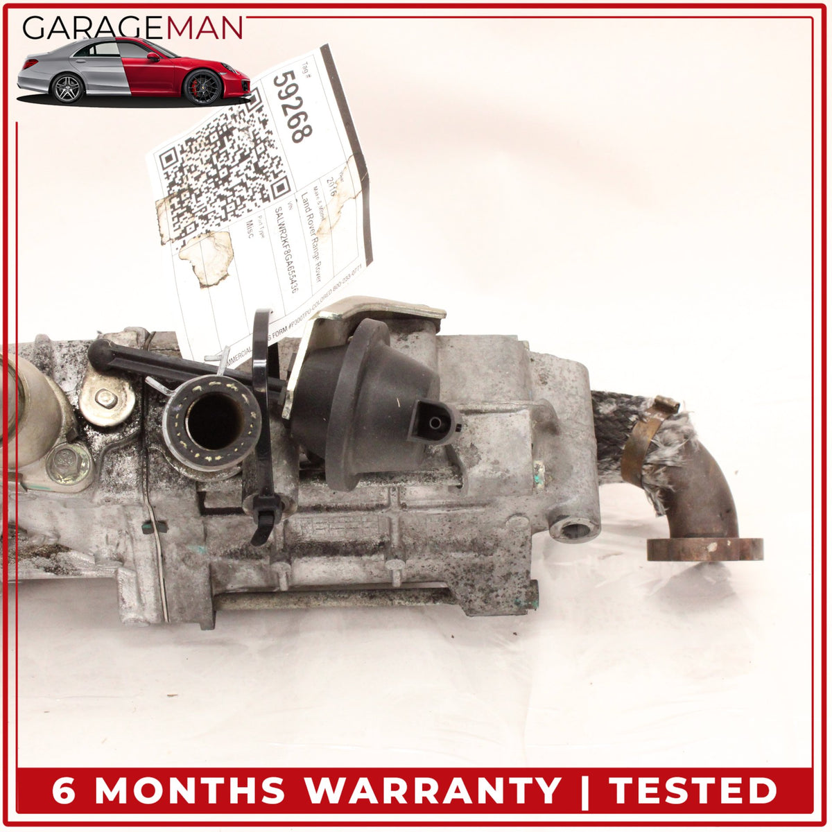 2016-2021 Range Rover Sport L494 Right EGR Exhaust Gas Recirculation Cooler OEM