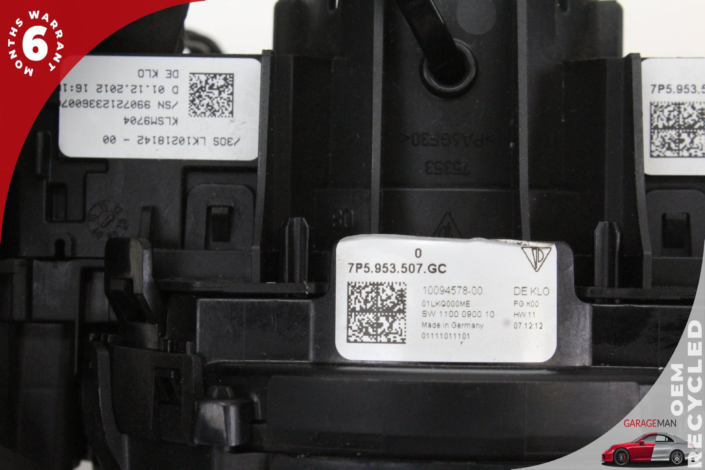 2011-2013 Porsche Cayenne 958 Steering Column Combination Switch 7P5953507GC OEM