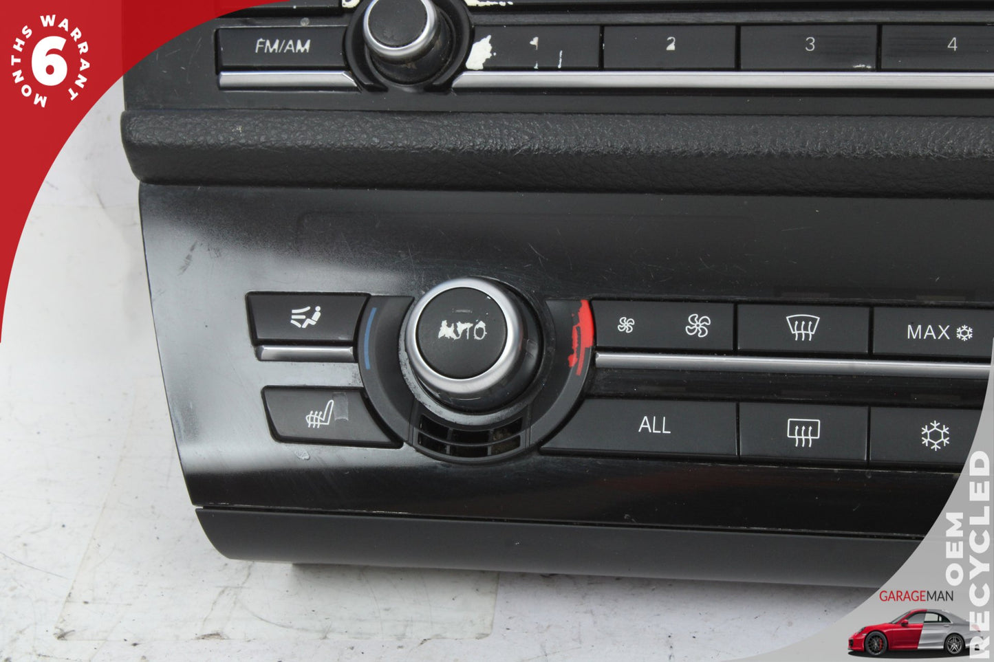 2011-2016 BMW 528i Front AC Climate Control Panel Audio CD Player 9236480 OEM
