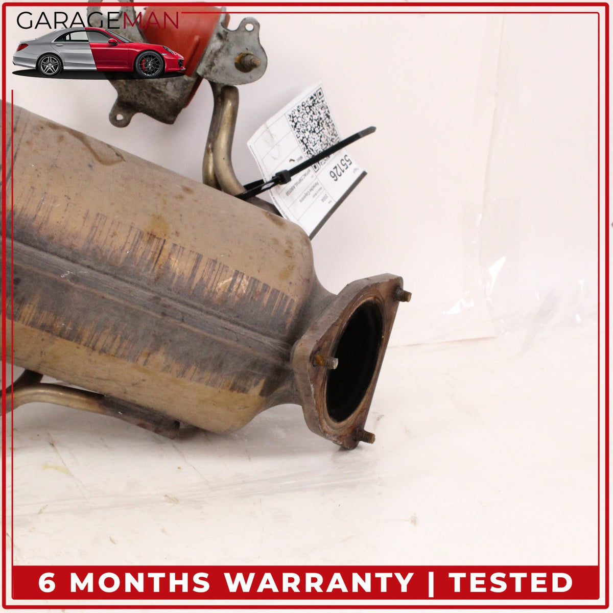 2003-2006 Porsche Cayenne 955 Rear Left Side Engine Exhaust Downpipe OEM