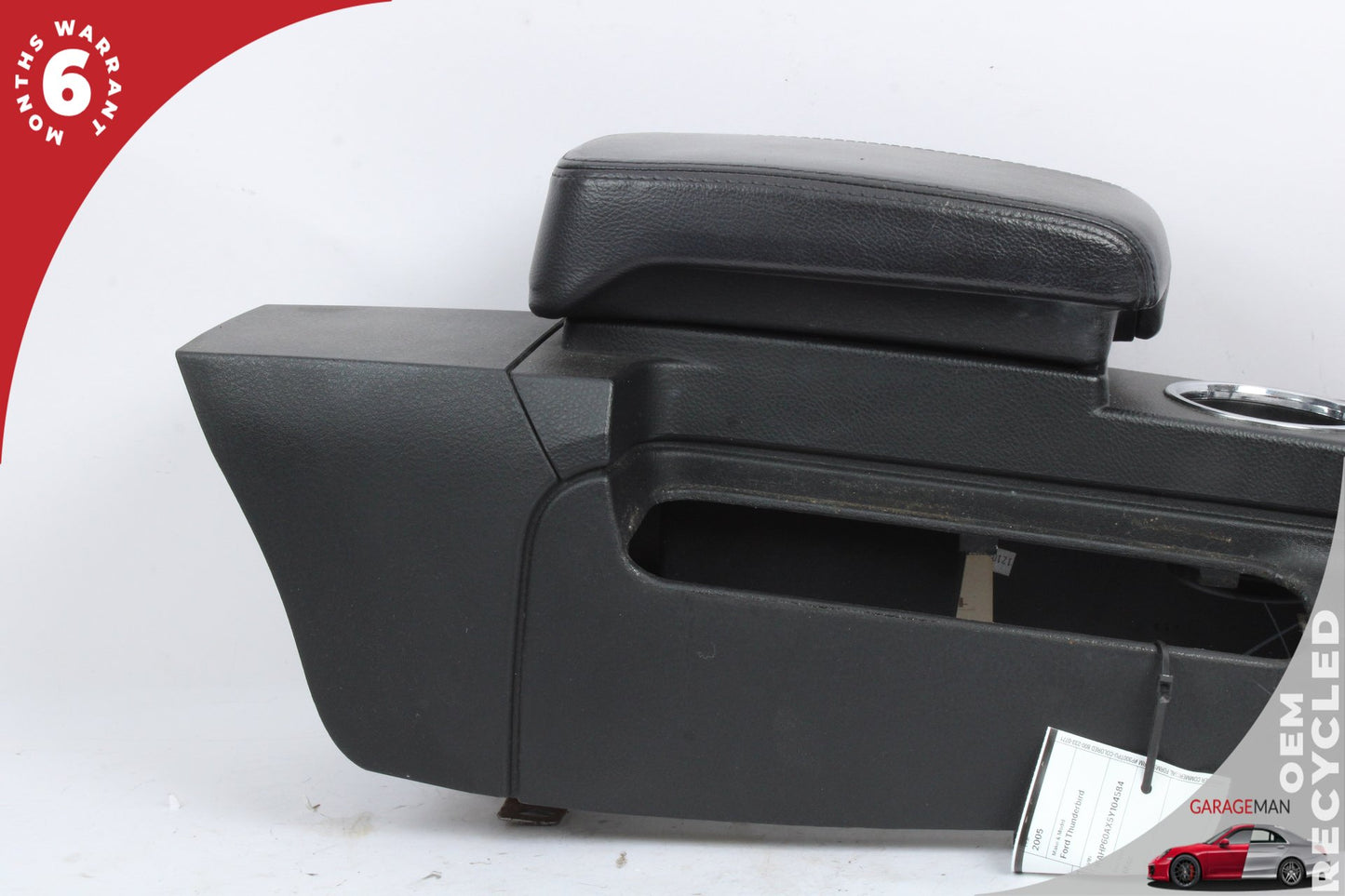 2002-2005 Ford Thunderbird Front Center Console Trim w/ Arm Rest & Cup Holder