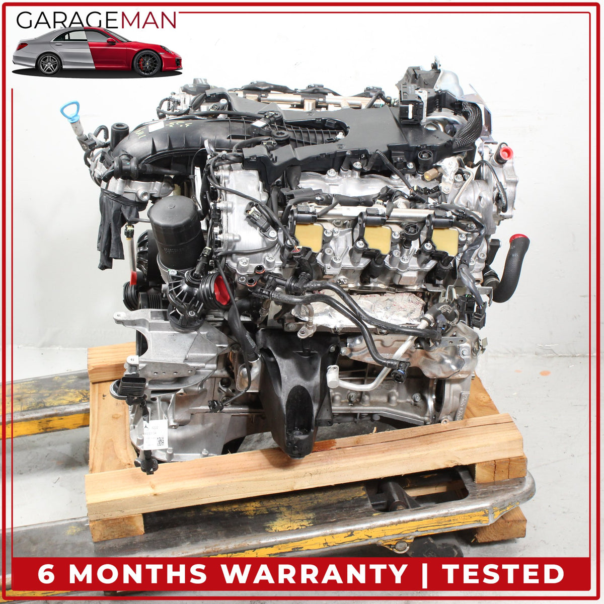2015-2017 Mercedes-Benz S550e W222 RWD 3.0L V6 M276 Engine Motor Assembly 276.824 103k