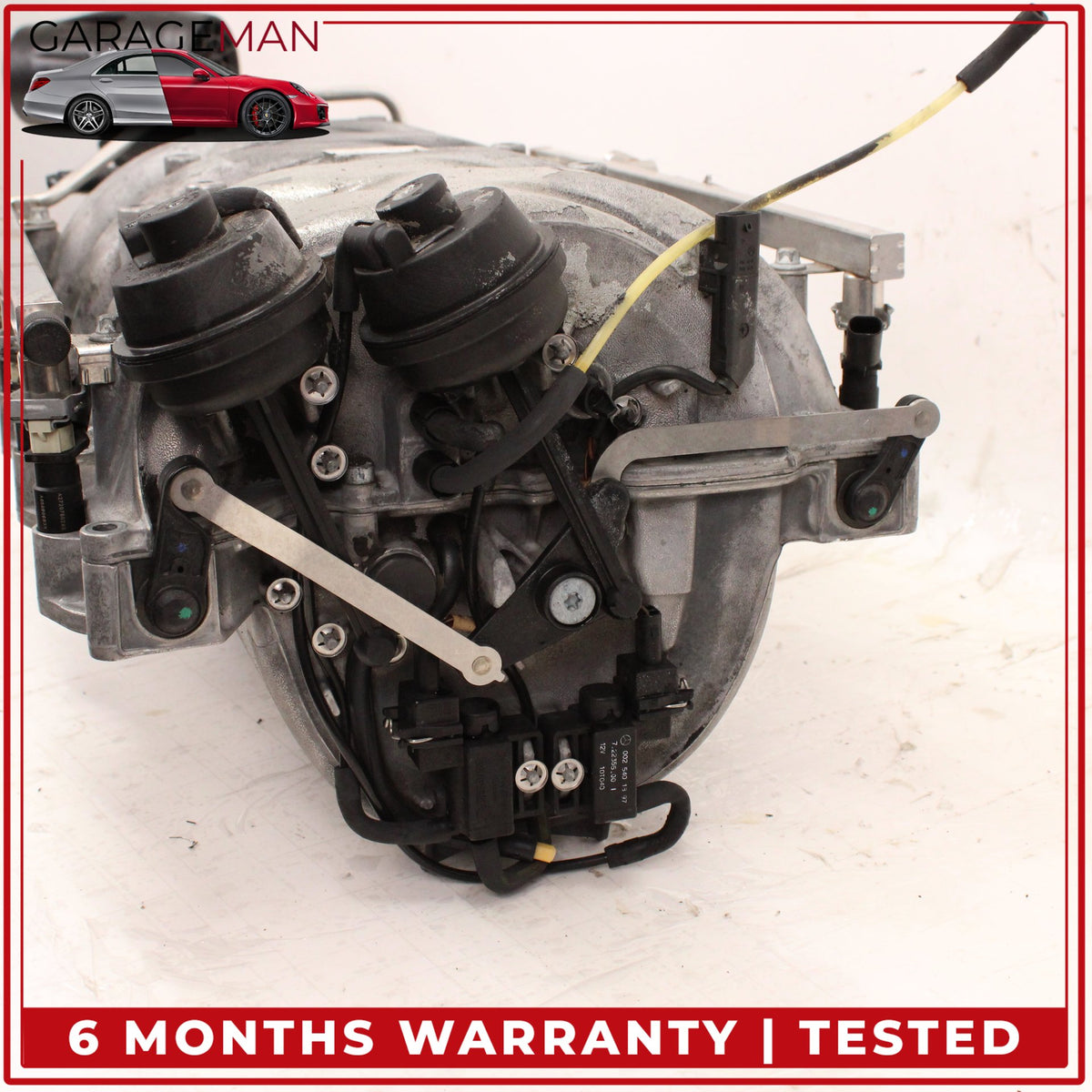 2007-2012 Mercedes W221 S550 Engine Air Intake Manifold w/ Throttle Body OEM