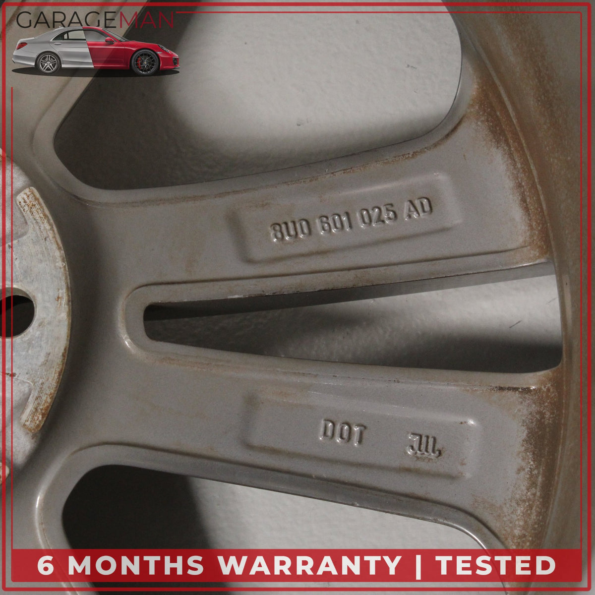 2015-2018 Audi Q3 Front or Rear Side Wheel Rim 8.5JX19H2 ET36 8U0601025AD OEM
