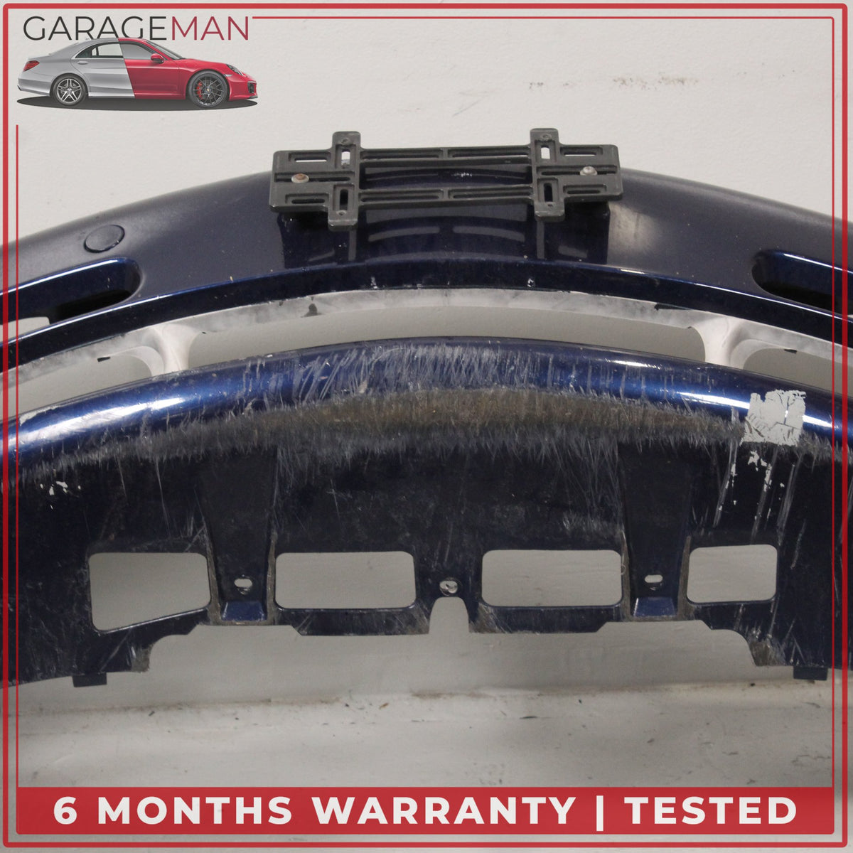 1999-2001 Porsche 911 Carrera 996 Front Bumper Cover Lapis Blue Metallic OEM